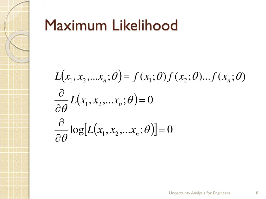 maximum likelihood 1
