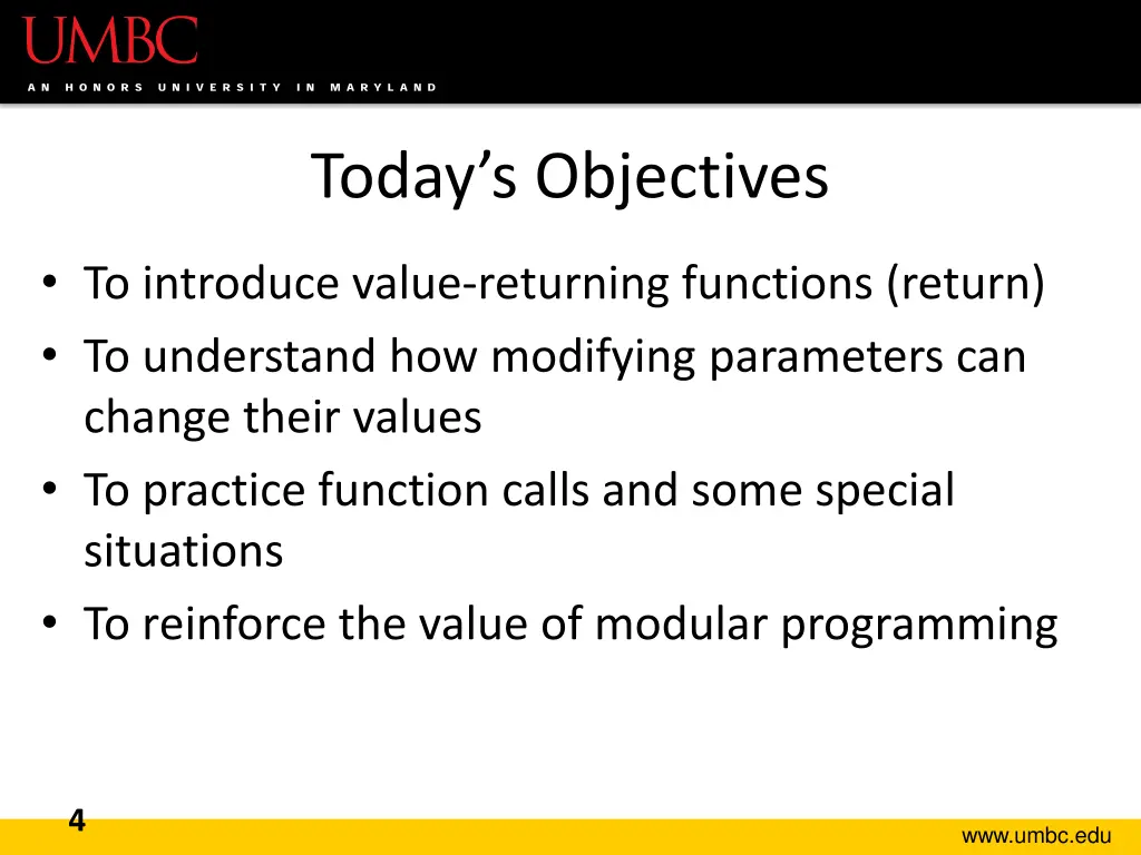 today s objectives