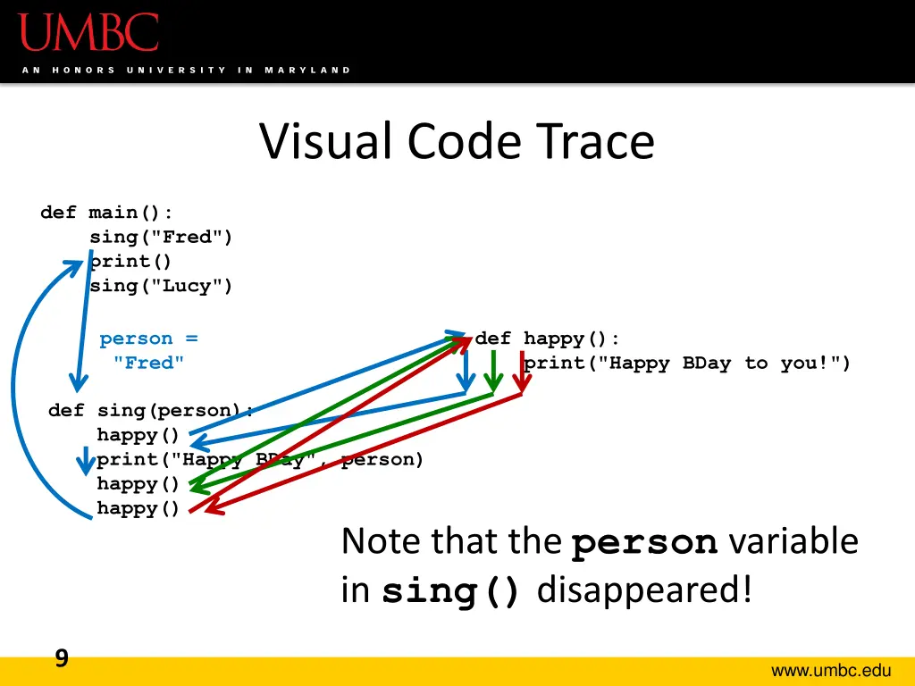 visual code trace 1