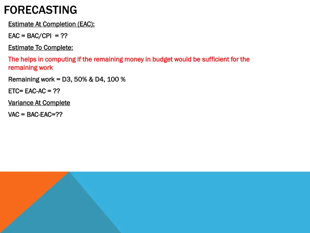forecasting