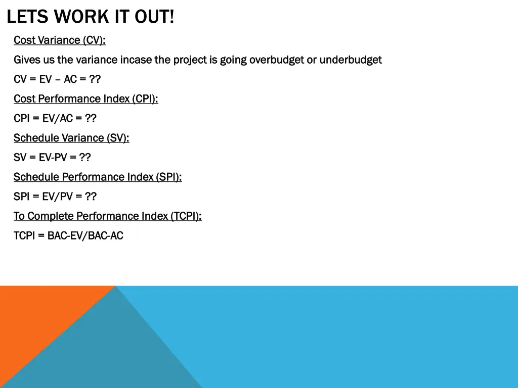 lets work it out