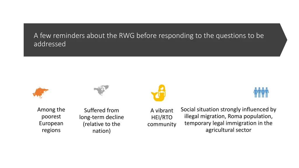 a few reminders about the rwg before responding