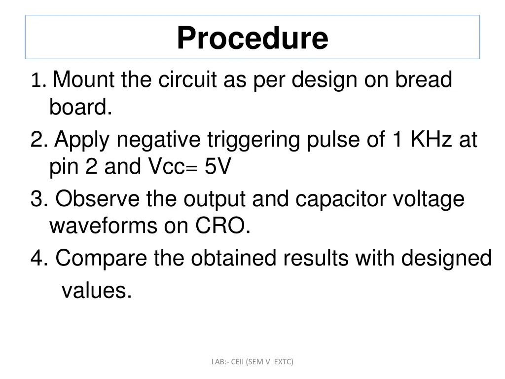 procedure