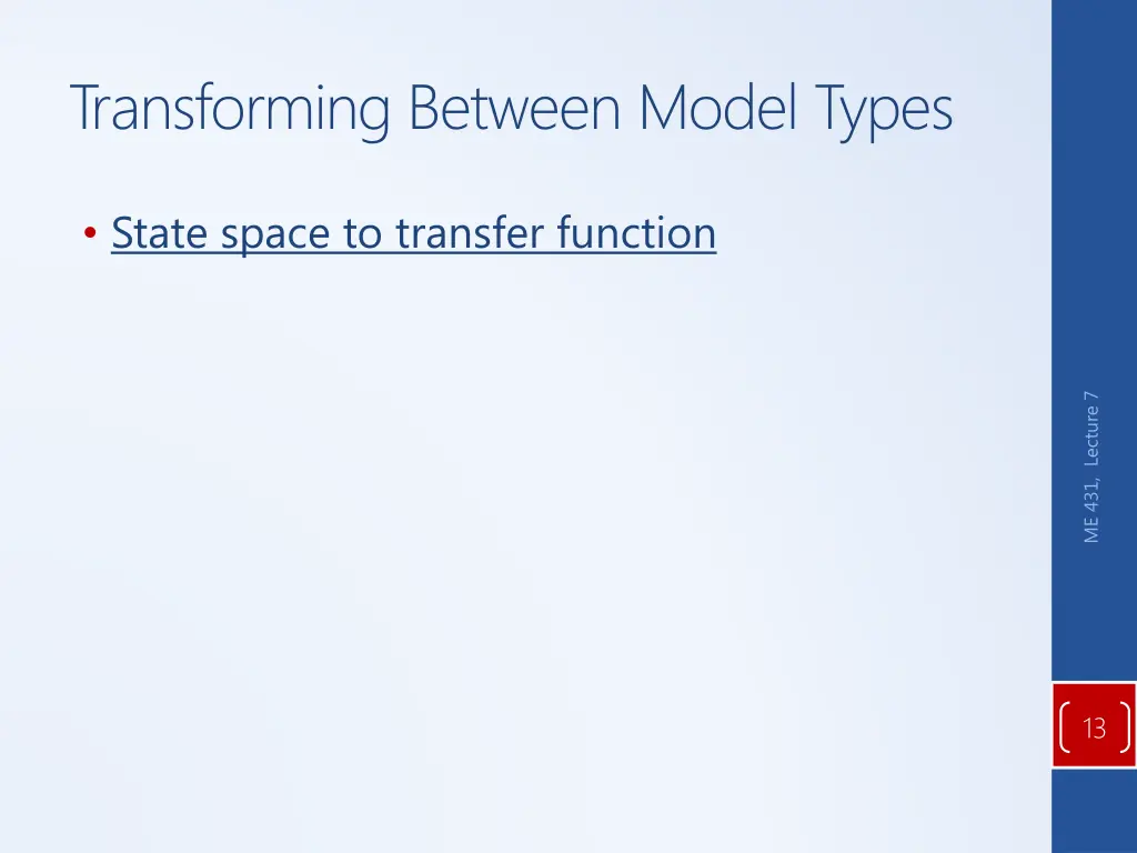 transforming between model types