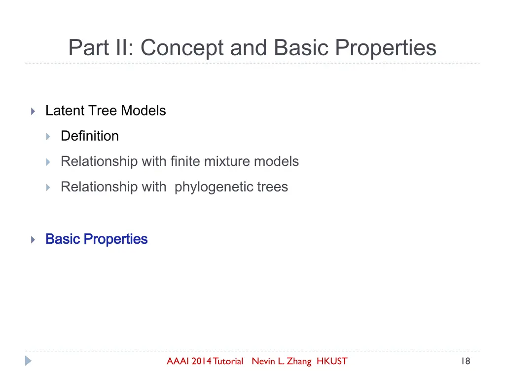 part ii concept and basic properties