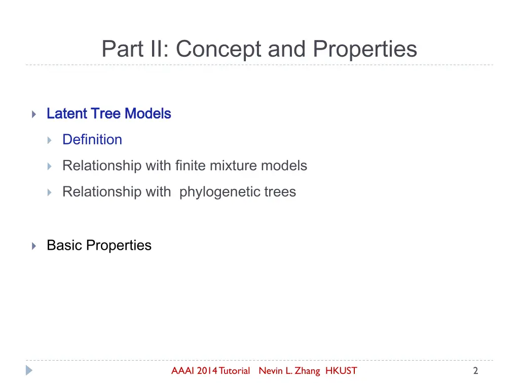 part ii concept and properties