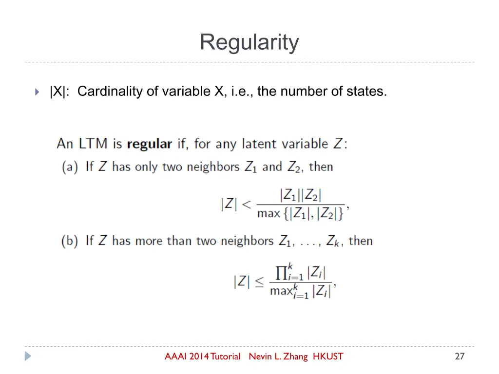 regularity