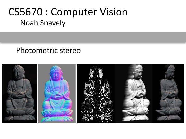cs5670 computer vision noah snavely