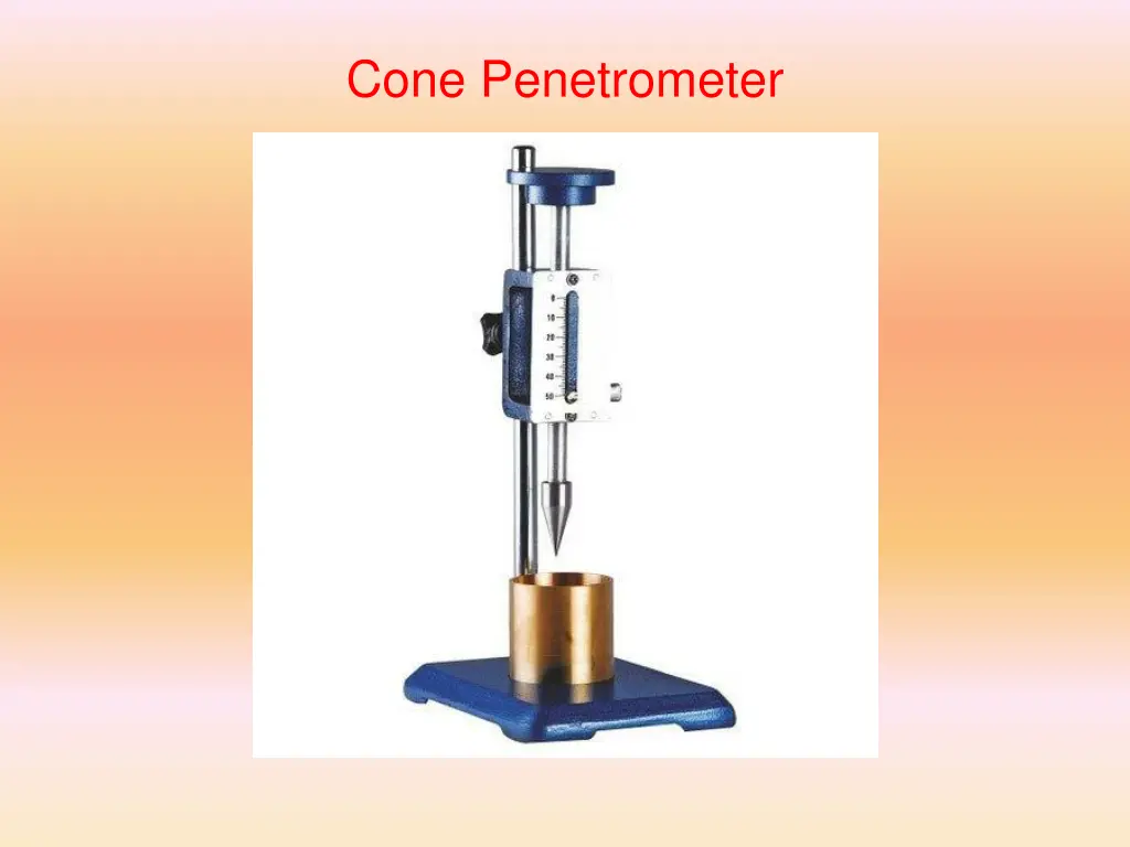 cone penetrometer