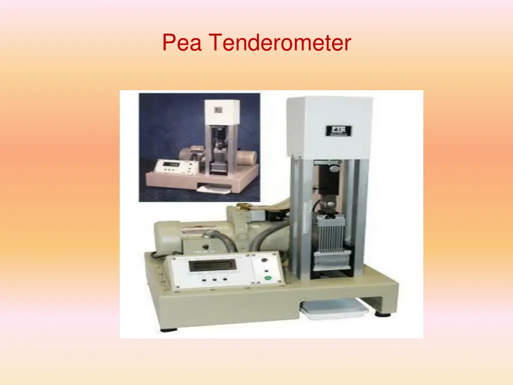 pea tenderometer