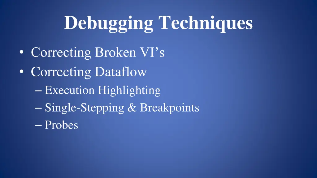 debugging techniques 4
