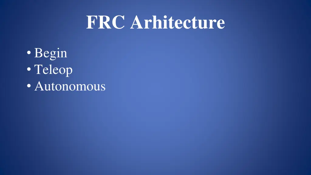 frc arhitecture 7