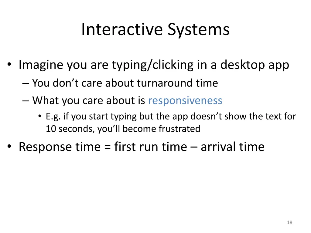 interactive systems
