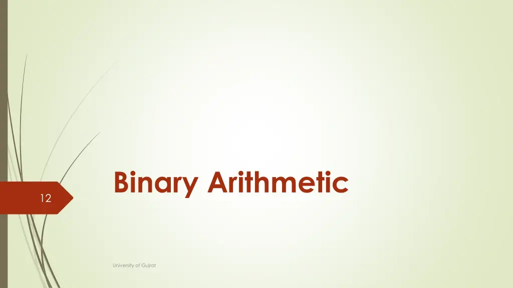 binary arithmetic