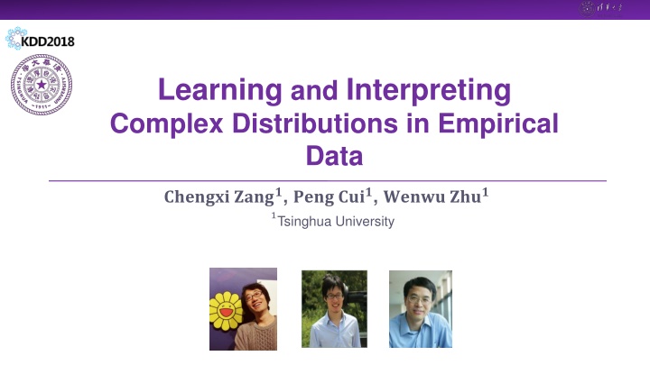 learning and interpreting complex distributions