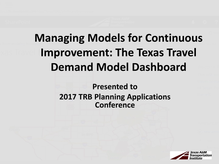 managing models for continuous improvement