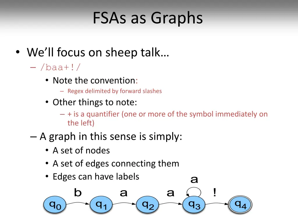 fsas as graphs