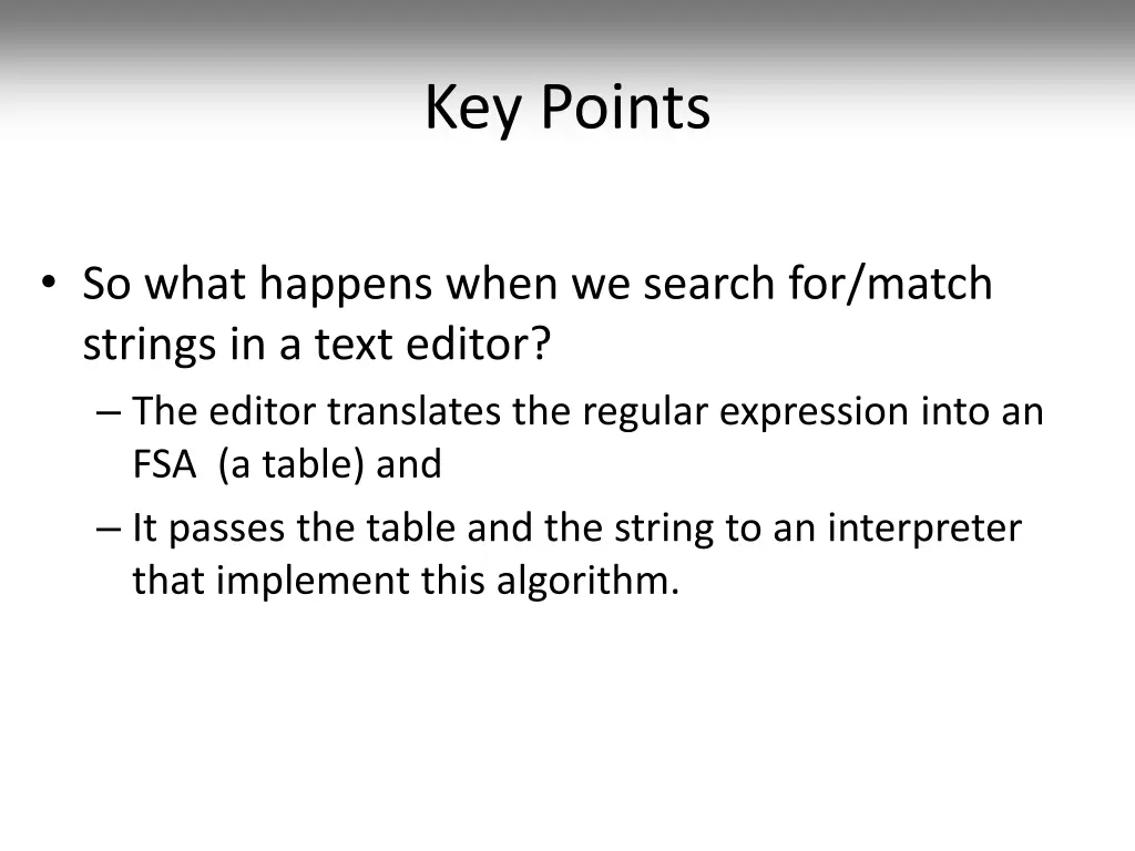 key points 1