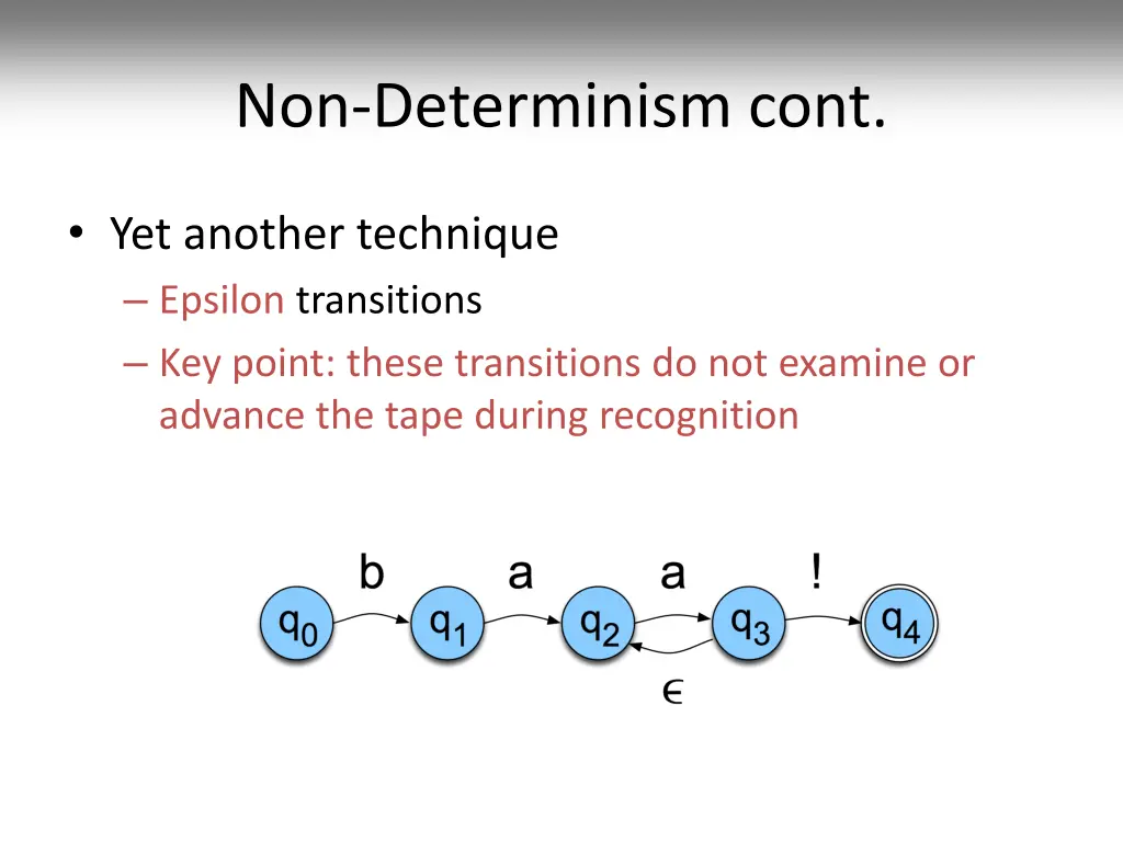 non determinism cont