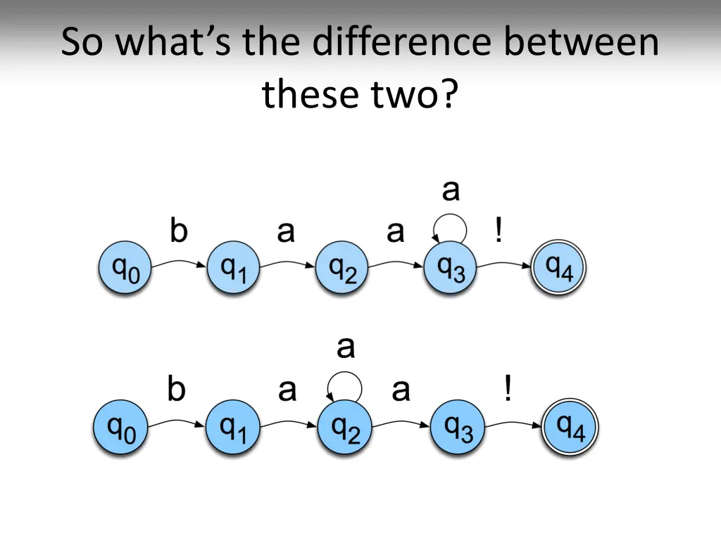 so what s the difference between these two