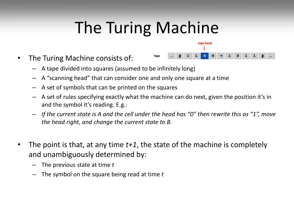 the turing machine