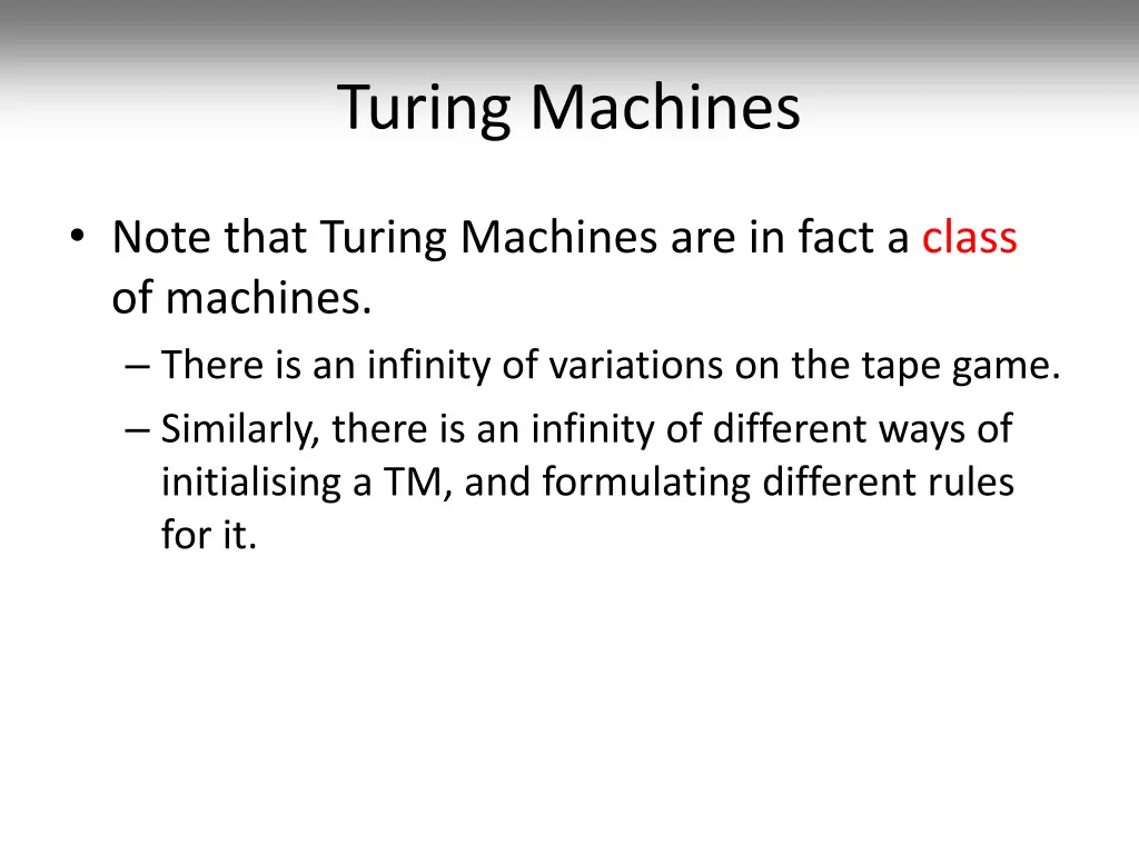 turing machines