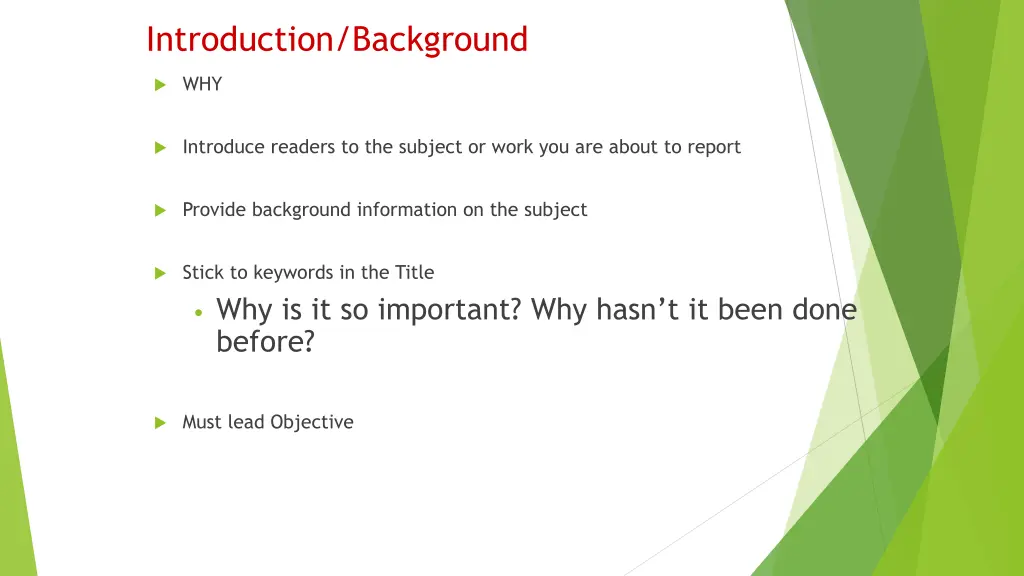 introduction background