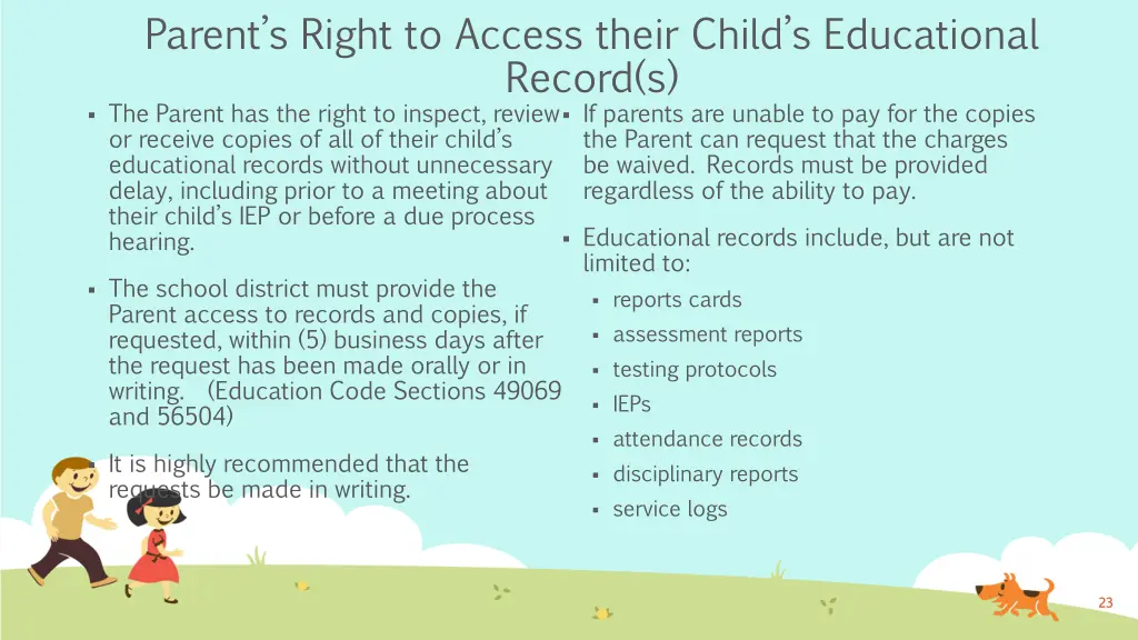 parent s right to access their child