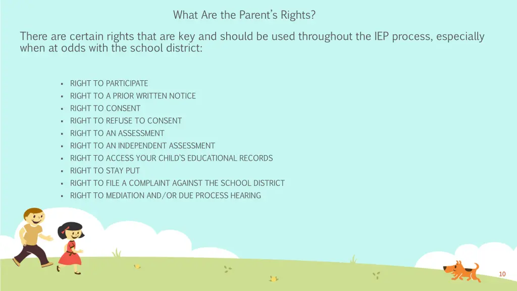 what are the parent s rights
