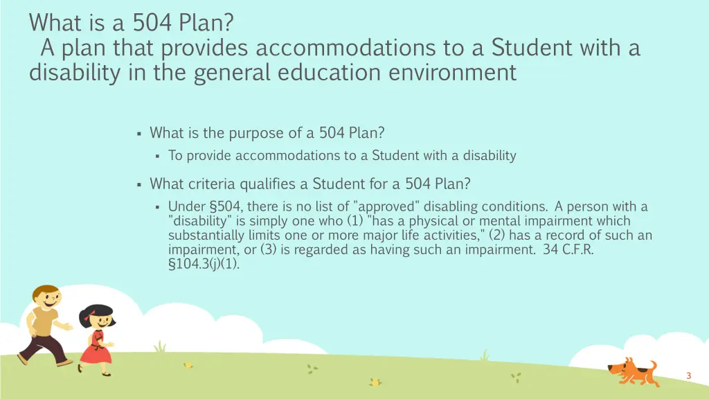 what is a 504 plan a plan that provides