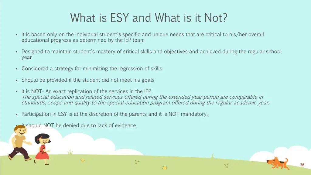 what is esy and what is it not