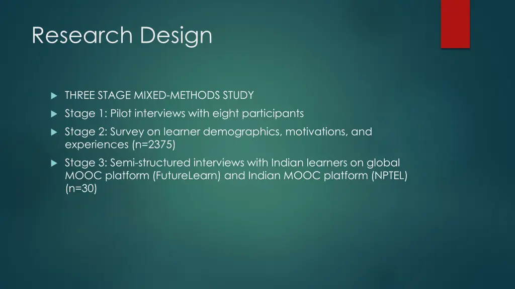 research design