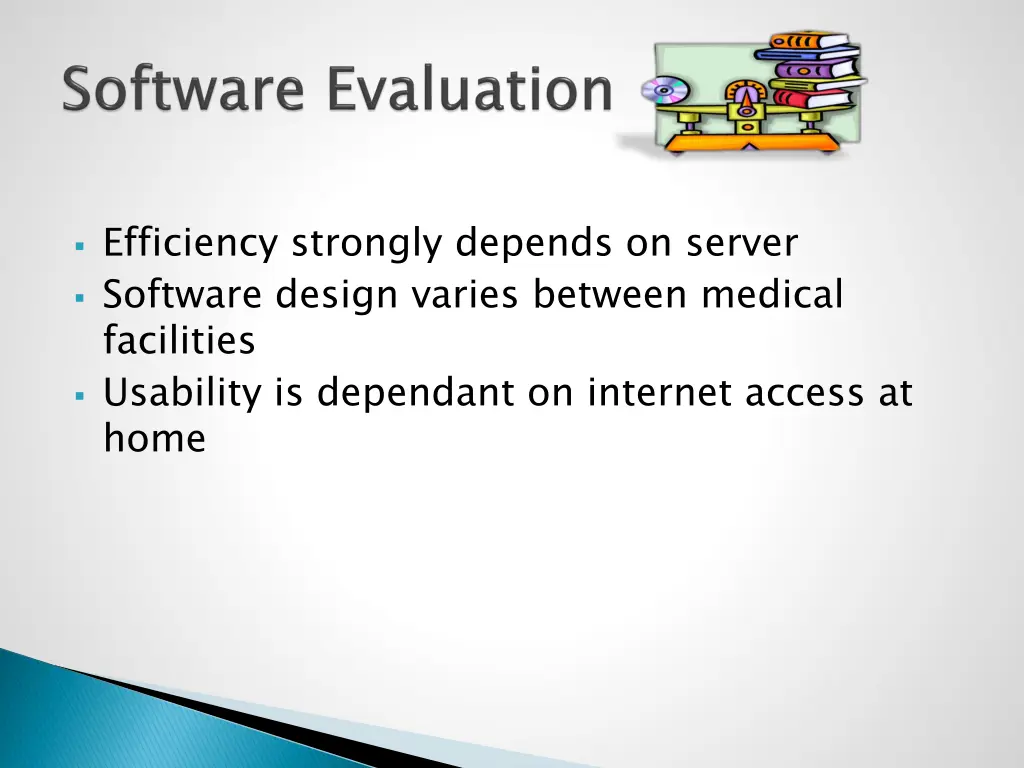 efficiency strongly depends on server software