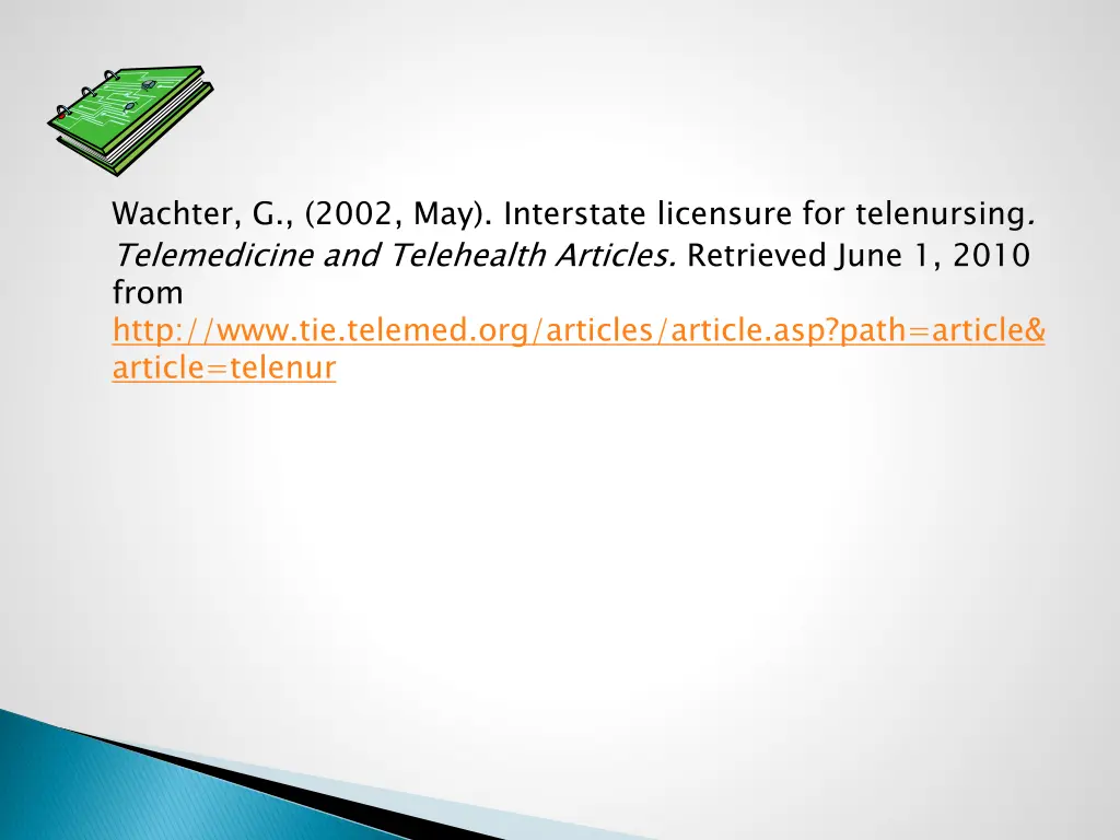 wachter g 2002 may interstate licensure