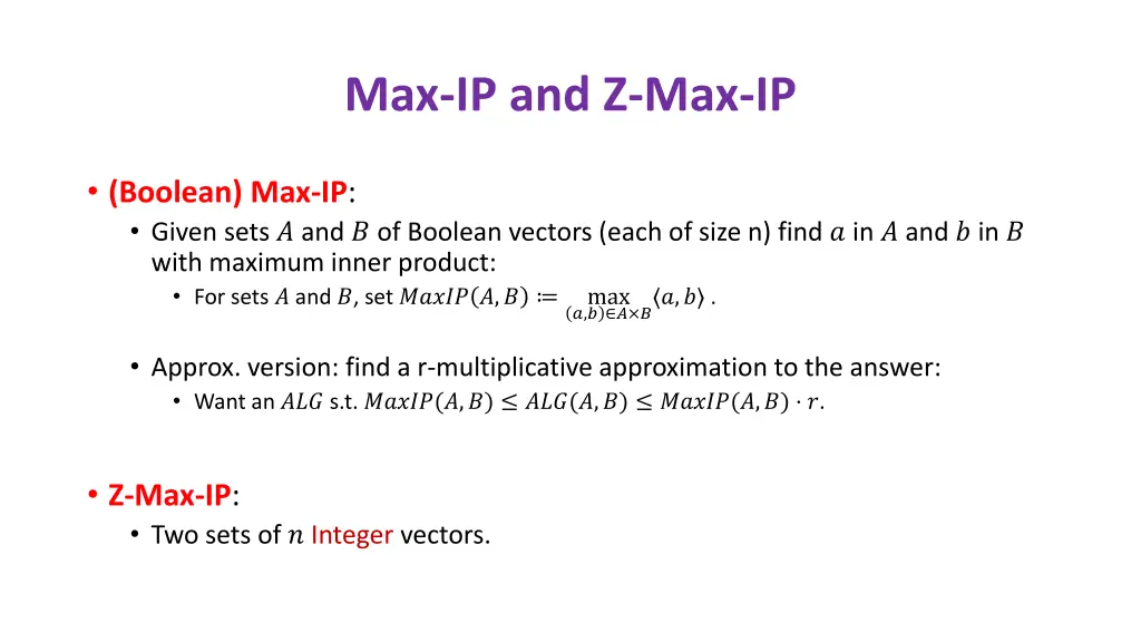 max ip and z max ip