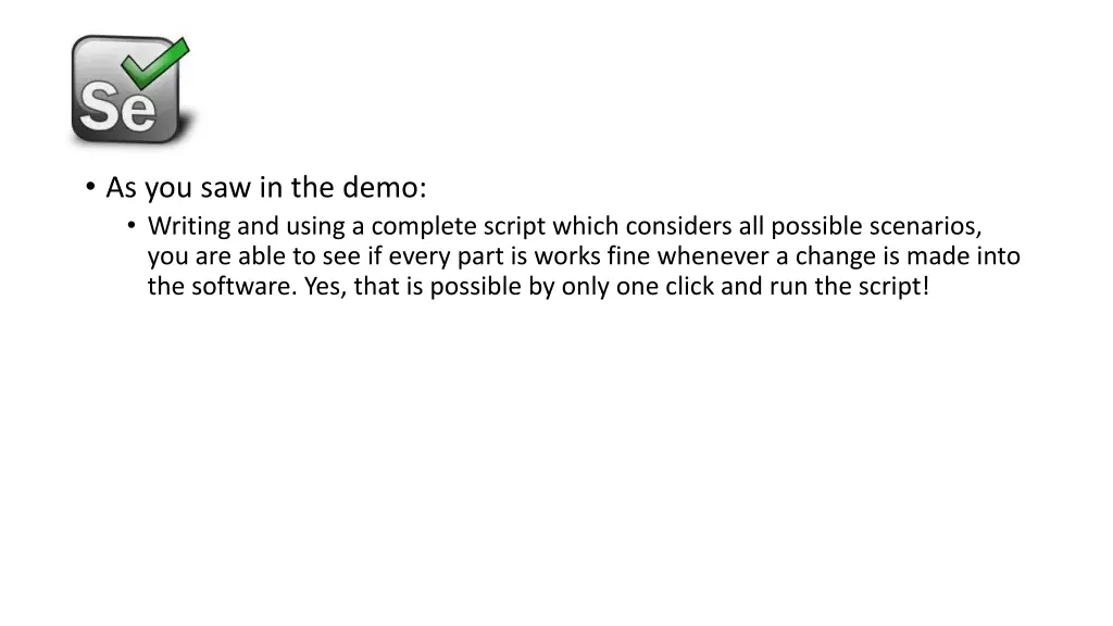 as you saw in the demo writing and using