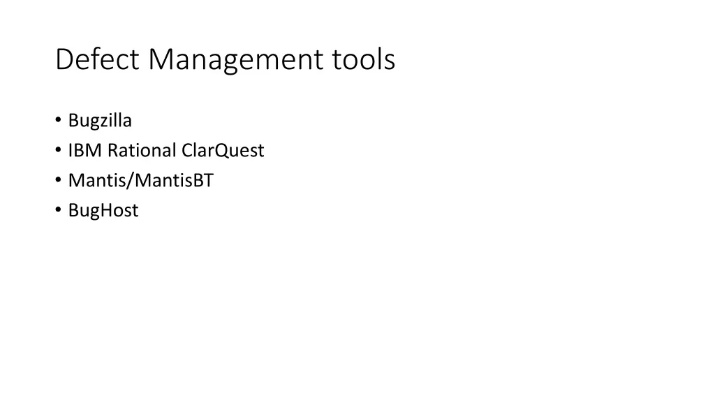 defect management tools