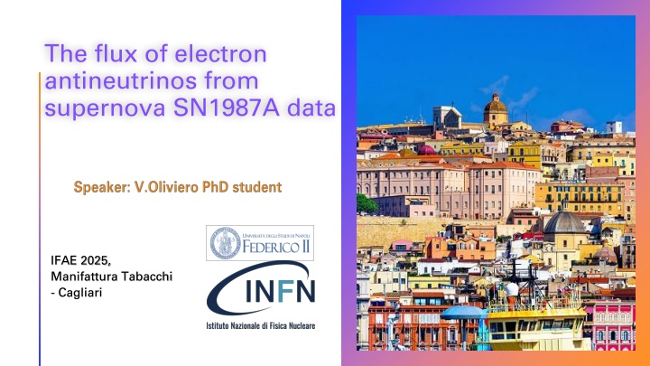 the flux of electron antineutrinos from supernova
