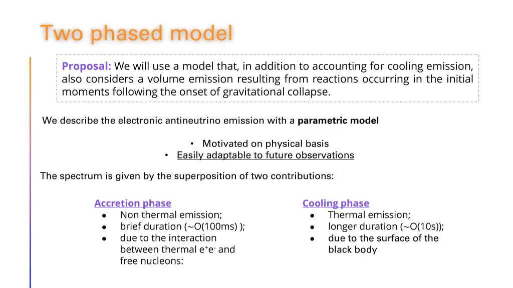 two phased model