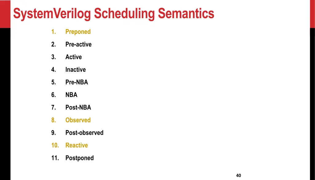 systemverilog scheduling semantics