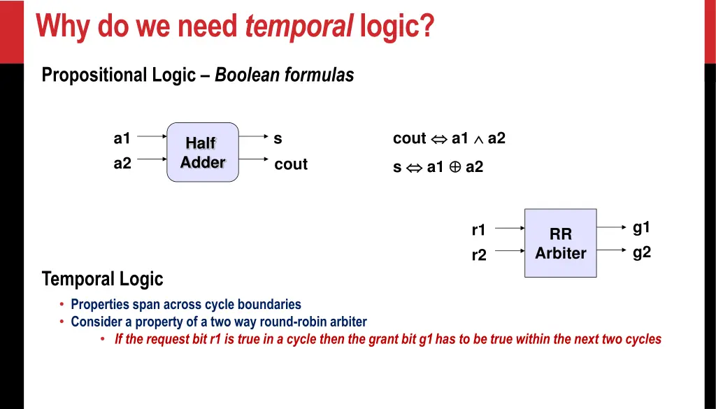 why do we need temporal logic