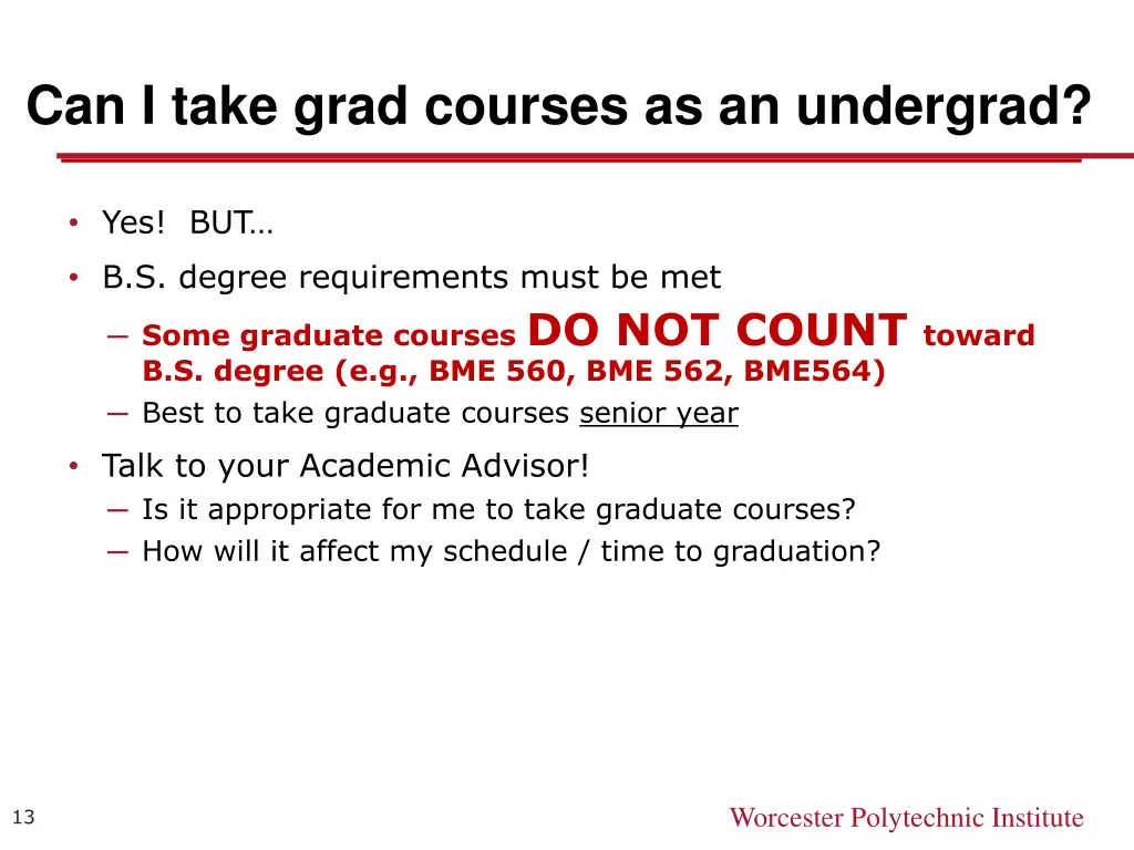 can i take grad courses as an undergrad