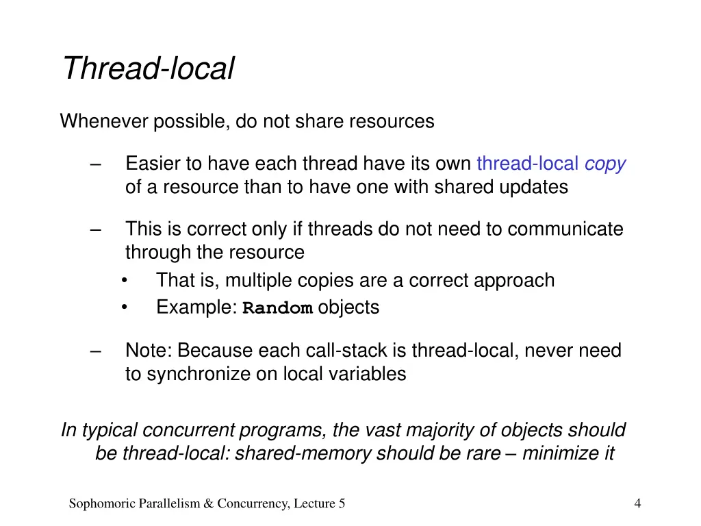 thread local