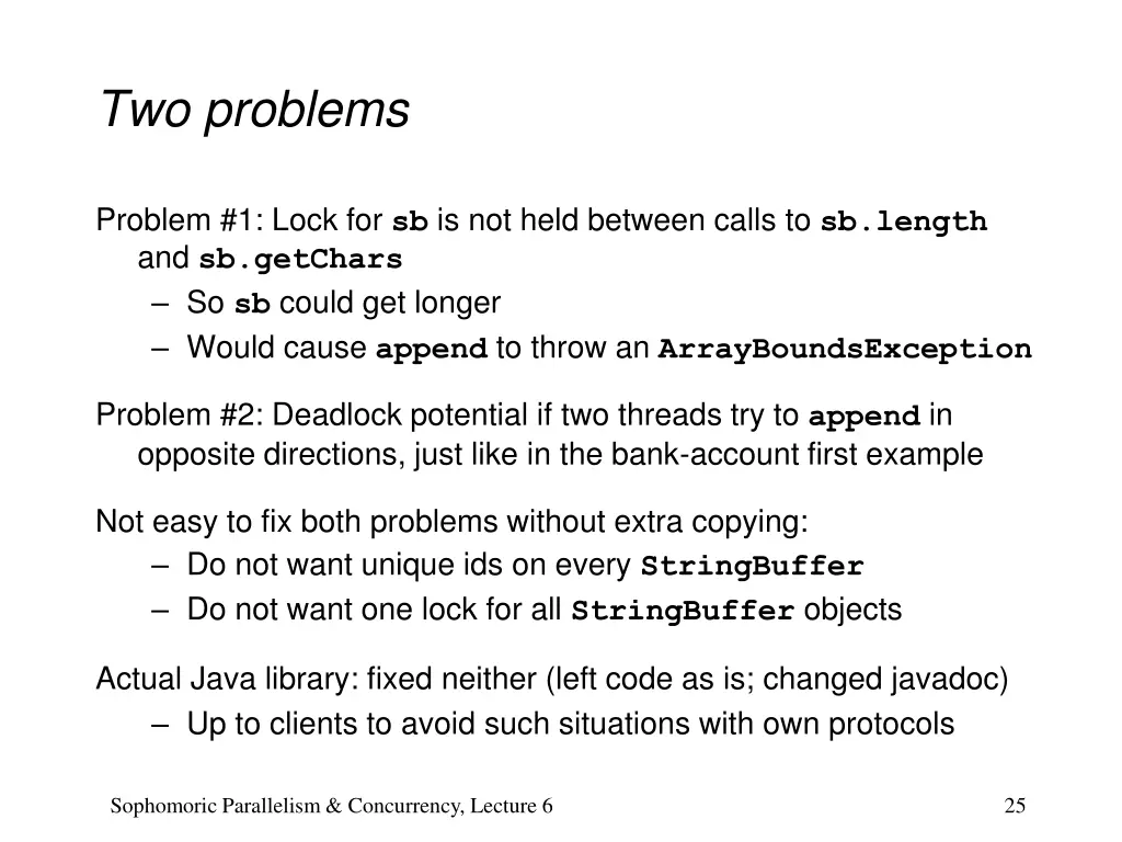 two problems