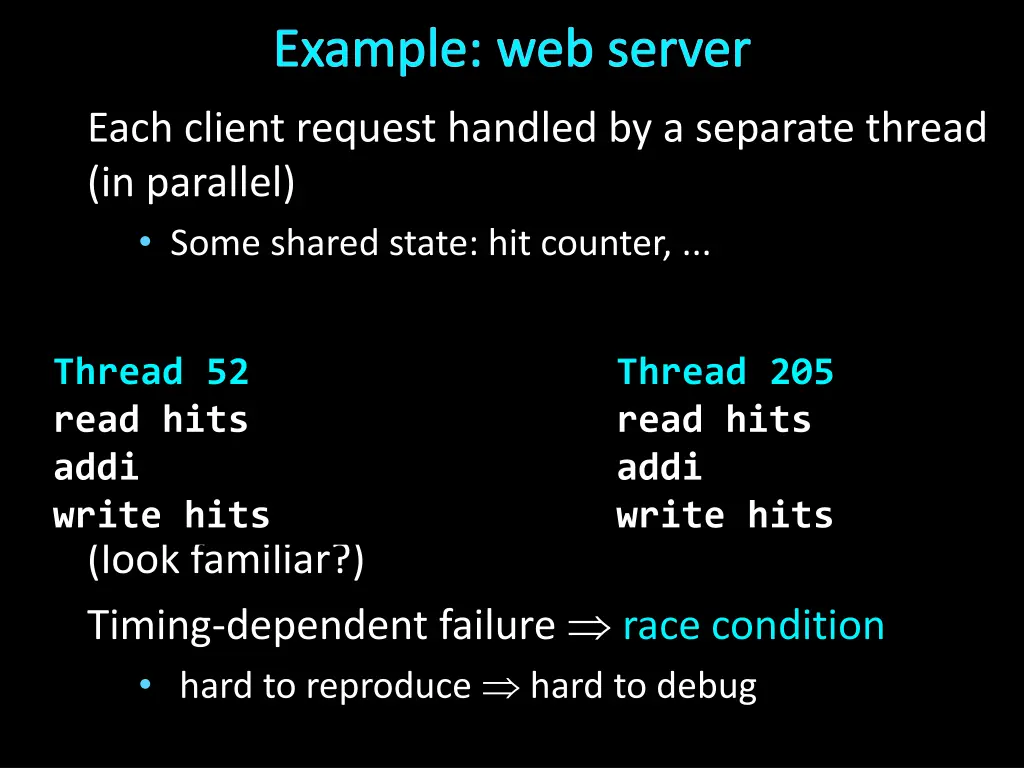 example web server