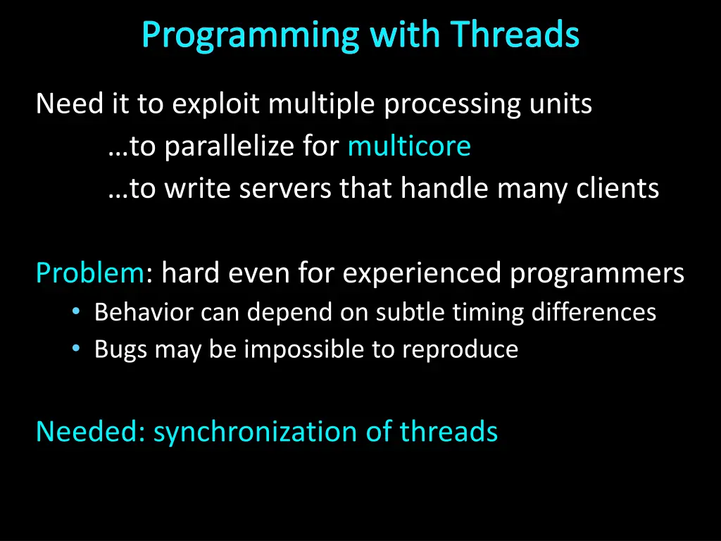 programming with threads