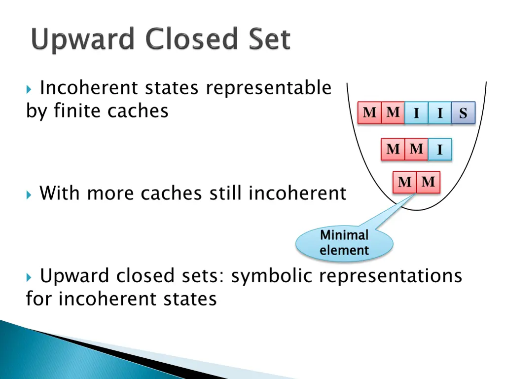 incoherent states representable by finite caches