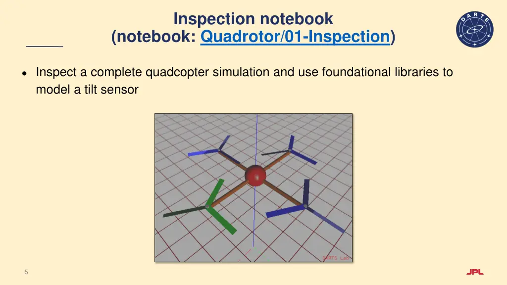 inspection notebook notebook quadrotor