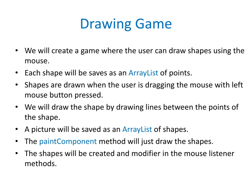 drawing game