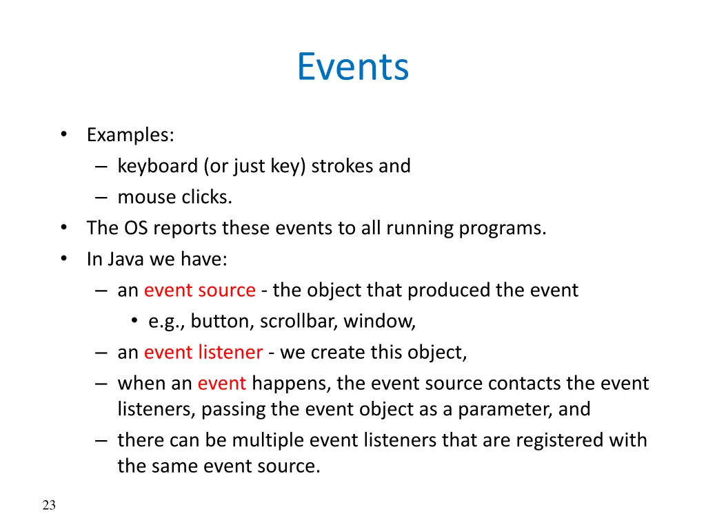 events